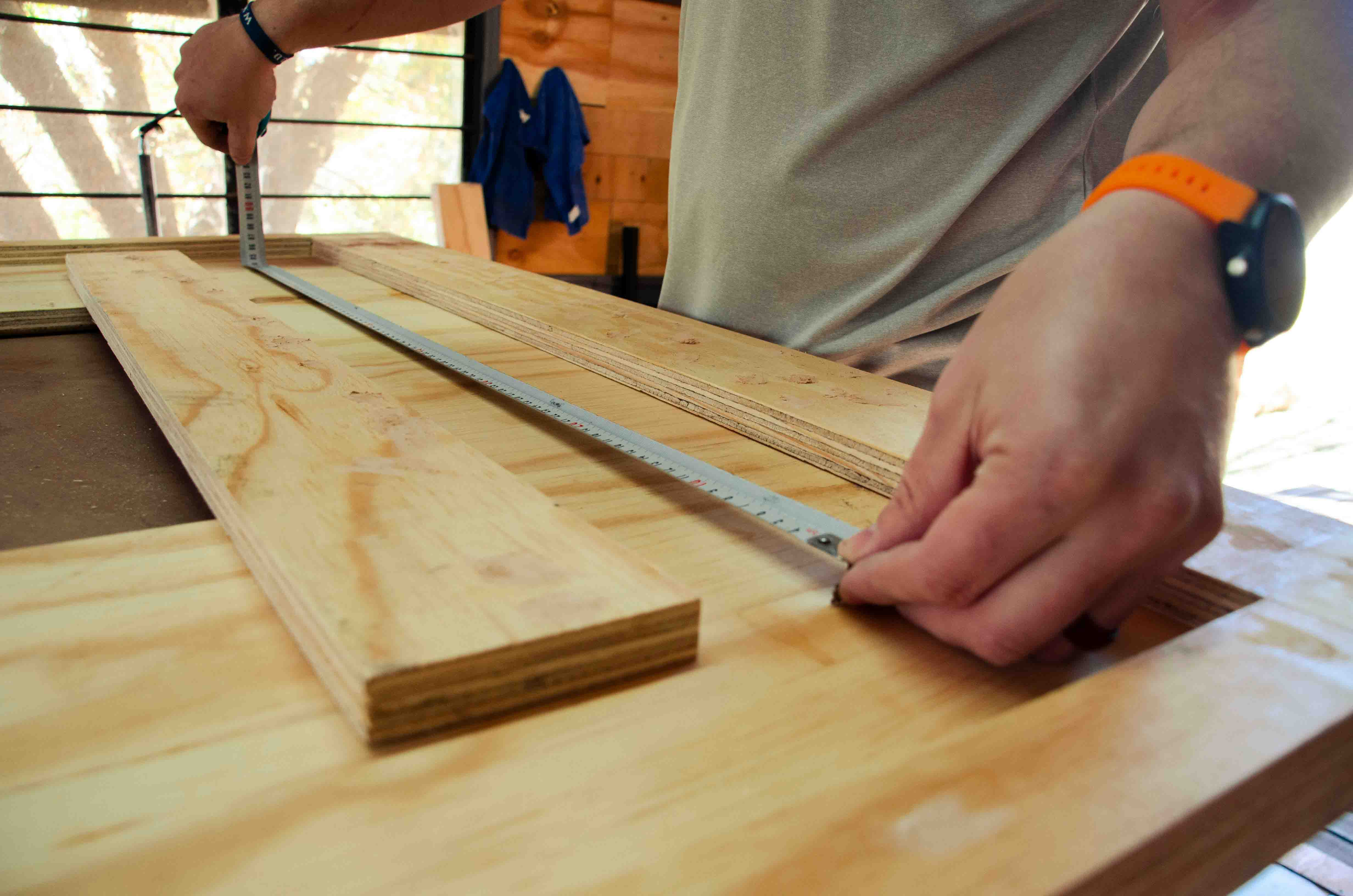 Measuring and marking out timber